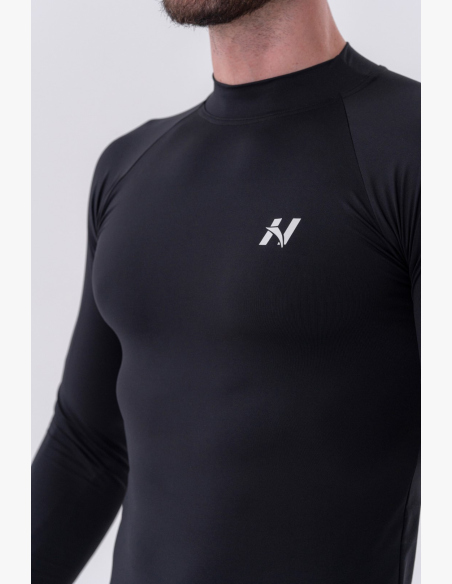 NEBBIA • NEBBIA Funkčné tričko s dlhým rukávom "Active" čierne • Nebshop.sk
