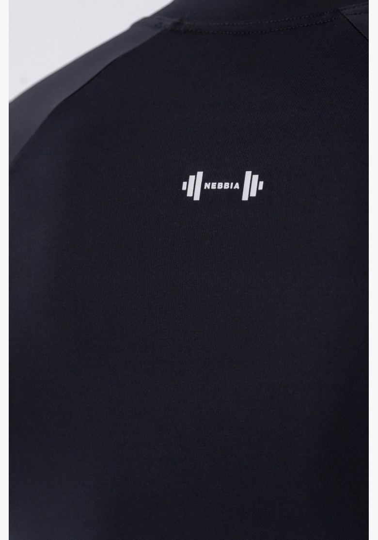 NEBBIA • NEBBIA T-shirt funzionale a maniche lunghe "Active" nera • Nebshop.it NEBBIA • NEBBIA T-shirt funzionale a maniche lunghe "Active" nera • Nebshop.it
