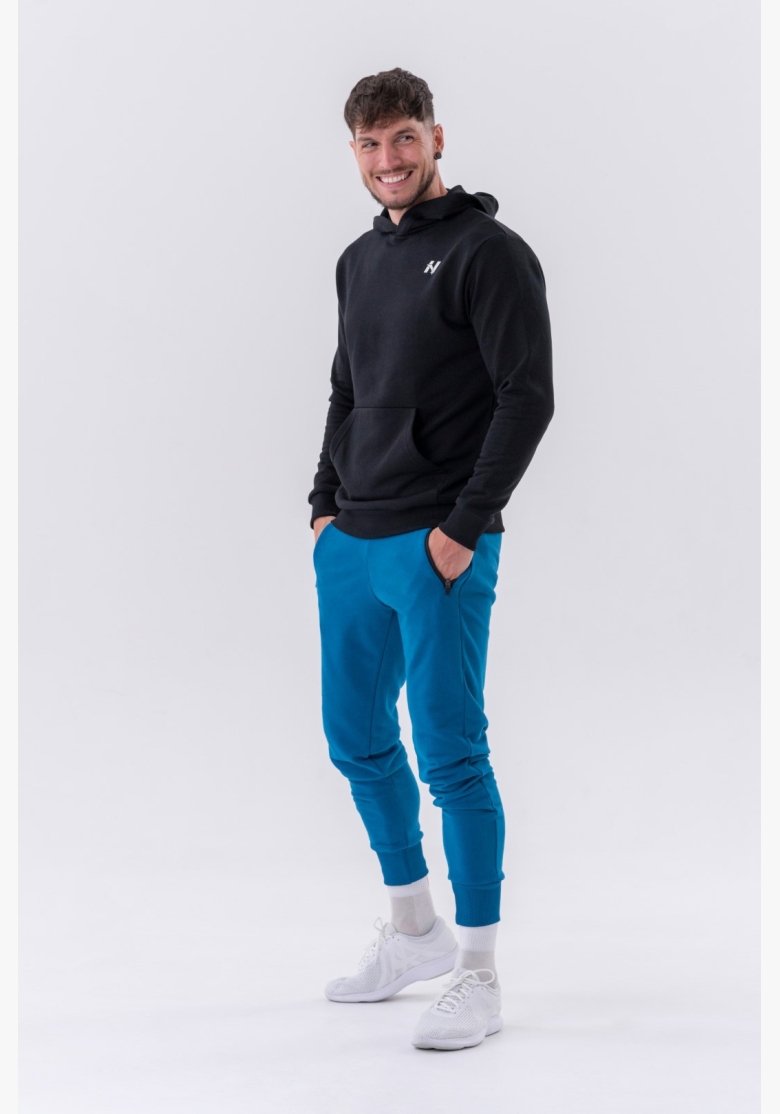 NEBBIA • NEBBIA Felpa con cappuccio e tasca frontale nera • Nebshop.it NEBBIA • NEBBIA Felpa con cappuccio e tasca frontale nera • Nebshop.it