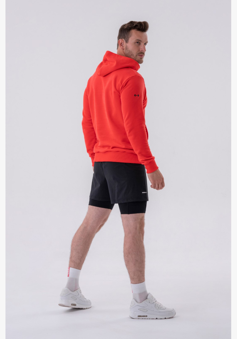NEBBIA • NEBBIA Felpa con cappuccio e tasca anteriore rossa • Nebshop.cz NEBBIA • NEBBIA Felpa con cappuccio e tasca anteriore rossa • Nebshop.cz