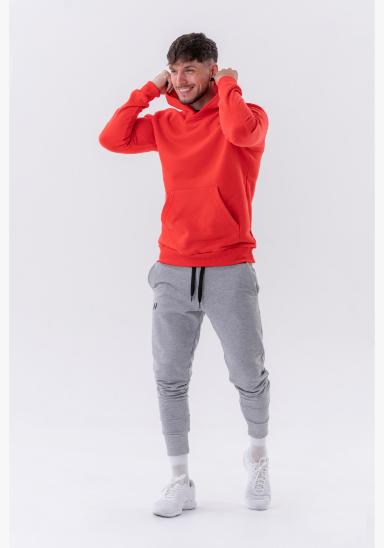 NEBBIA • NEBBIA Mikina cez hlavu s kapucňou a prednou kapsou červená • Nebshop.sk NEBBIA • NEBBIA Mikina cez hlavu s kapucňou a prednou kapsou červená • Nebshop.sk