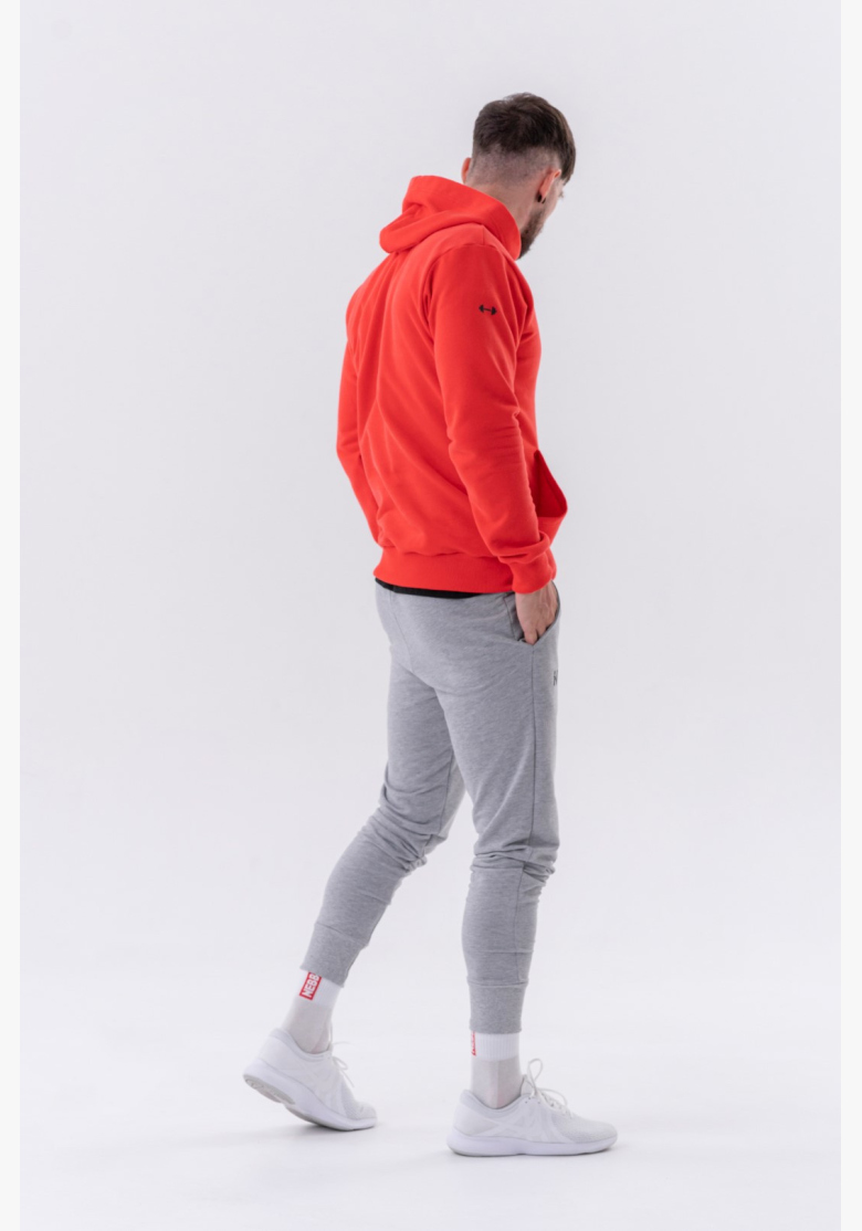 NEBBIA • NEBBIA Mikina cez hlavu s kapucňou a prednou kapsou červená • Nebshop.sk NEBBIA • NEBBIA Mikina cez hlavu s kapucňou a prednou kapsou červená • Nebshop.sk