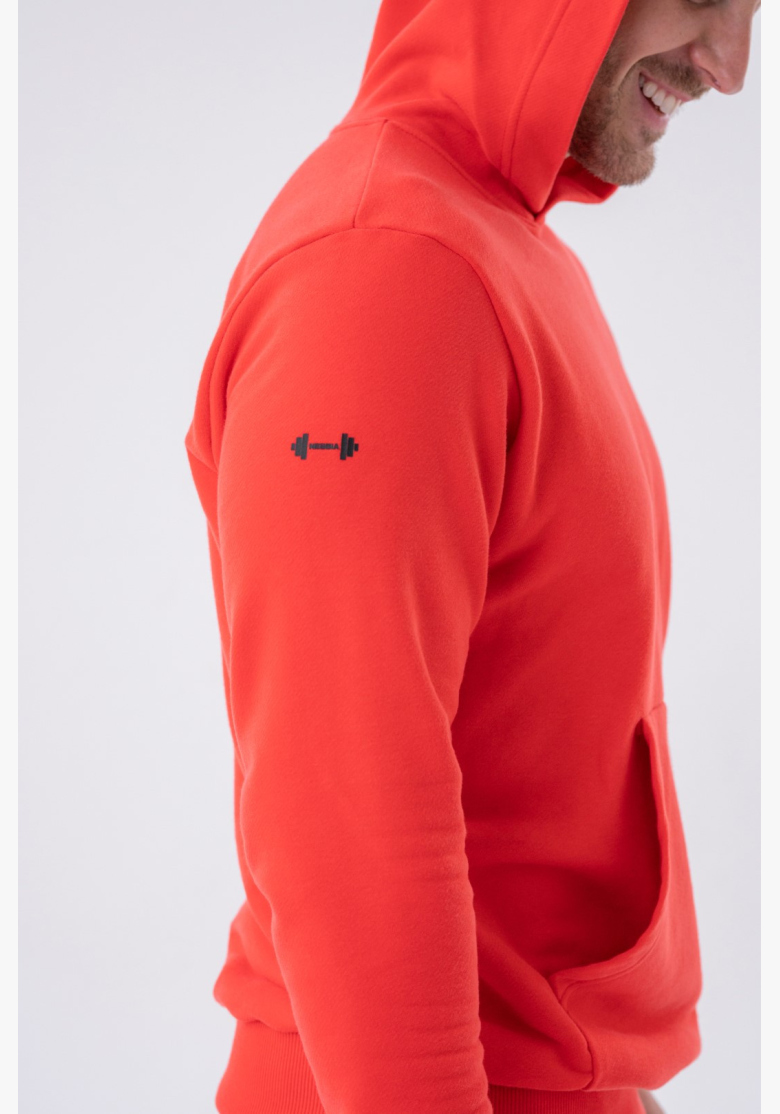 NEBBIA • NEBBIA Felpa con cappuccio e tasca anteriore rossa • Nebshop.cz NEBBIA • NEBBIA Felpa con cappuccio e tasca anteriore rossa • Nebshop.cz