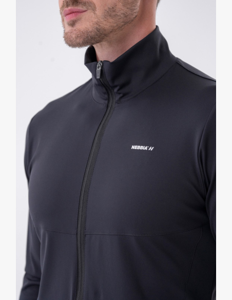 NEBBIA • NEBBIA Giacca sportiva con zip e tasche laterali “Control” • Nebshop.cz