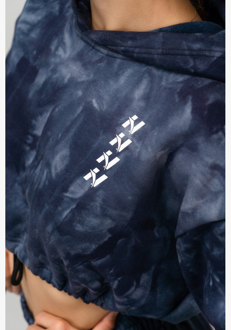 NEBBIA • NEBBIA Re-fresh women's crop hoodie with hood blue • Nebshop.cz NEBBIA • NEBBIA Re-fresh women's crop hoodie with hood blue • Nebshop.cz