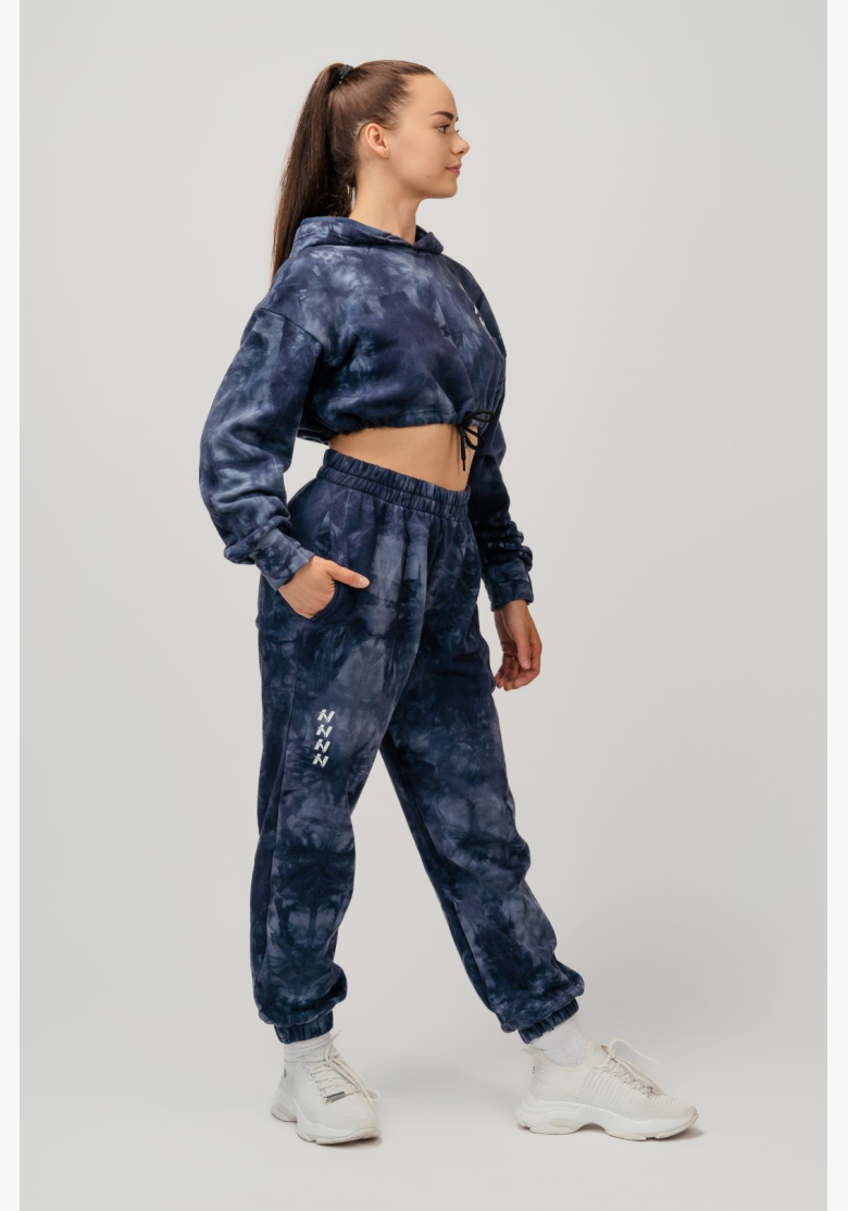 NEBBIA • NEBBIA Re-fresh felpa cropped da donna con cappuccio blu • Nebshop.it NEBBIA • NEBBIA Re-fresh felpa cropped da donna con cappuccio blu • Nebshop.it