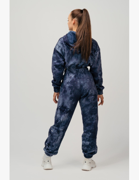 NEBBIA • NEBBIA Re-fresh dámska crop mikina s kapucňou modrá • Nebshop.sk
