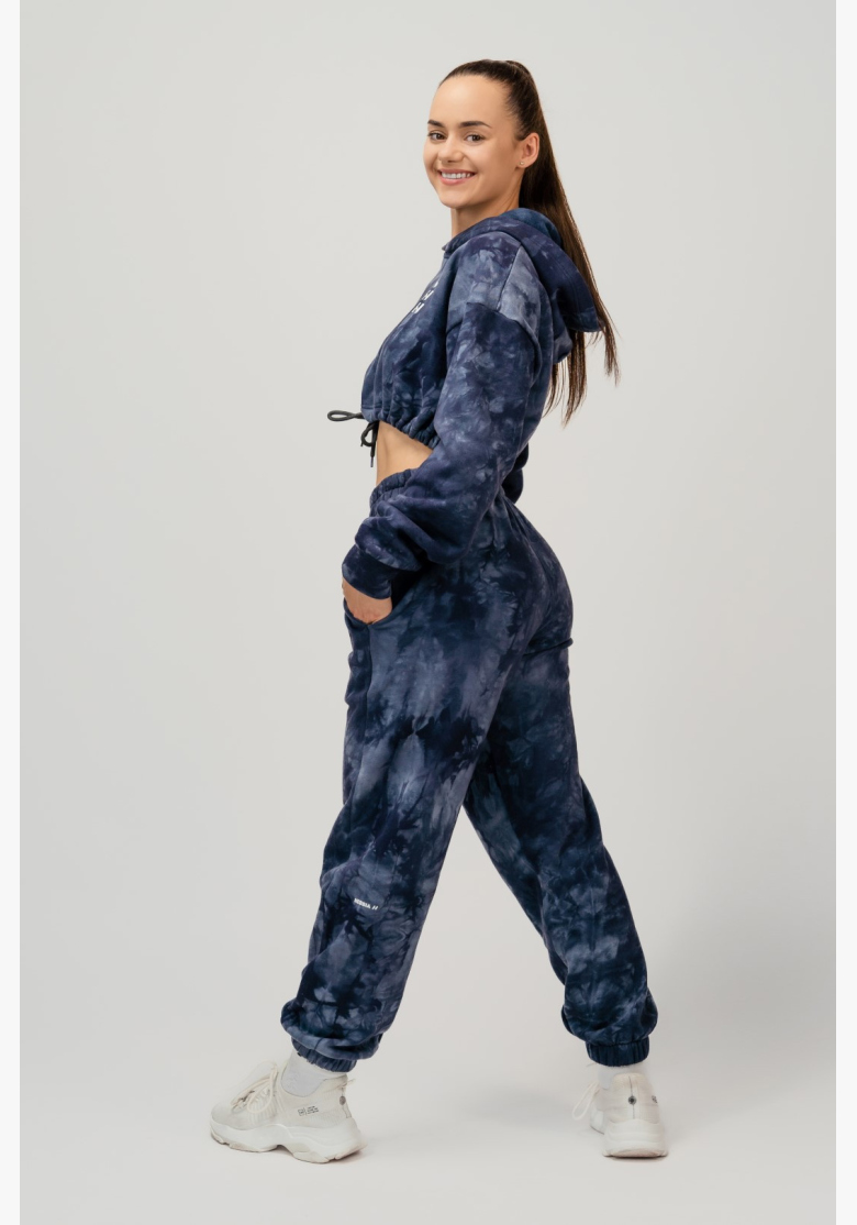 NEBBIA • NEBBIA Re-fresh felpa cropped da donna con cappuccio blu • Nebshop.it NEBBIA • NEBBIA Re-fresh felpa cropped da donna con cappuccio blu • Nebshop.it
