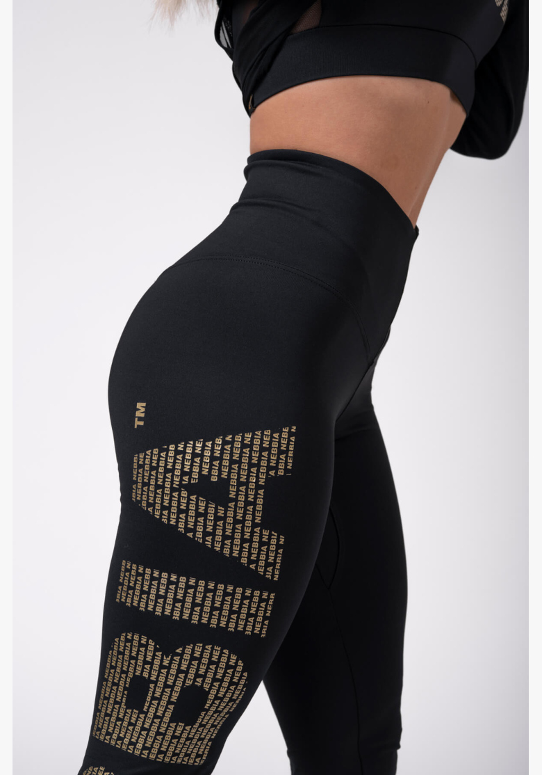 NEBBIA • Gold Print Leggings • NEBBIAshop.cz NEBBIA • Gold Print Leggings • NEBBIAshop.cz