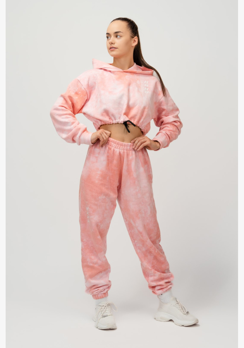 NEBBIA • NEBBIA Re-fresh felpa corta con cappuccio rosa • Nebshop.cz NEBBIA • NEBBIA Re-fresh felpa corta con cappuccio rosa • Nebshop.cz
