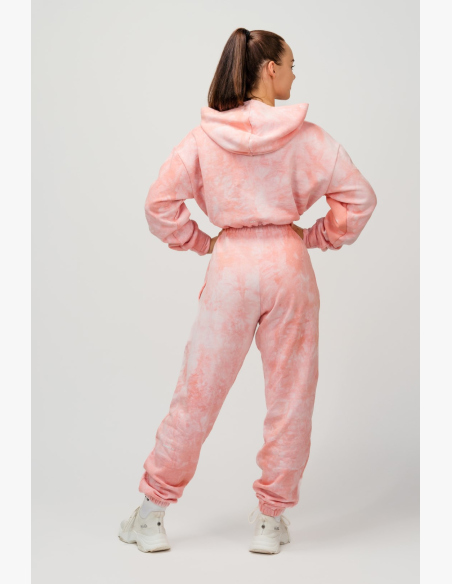 NEBBIA • NEBBIA Re-fresh felpa corta con cappuccio rosa • Nebshop.cz