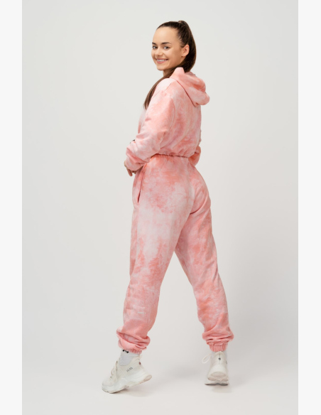NEBBIA • NEBBIA Re-fresh dámska crop mikina s kapucňou ružová • Nebshop.sk