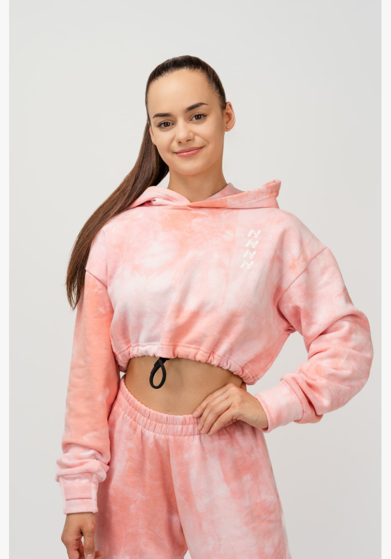 NEBBIA • NEBBIA Re-fresh dámska crop mikina s kapucňou ružová • Nebshop.sk NEBBIA • NEBBIA Re-fresh dámska crop mikina s kapucňou ružová • Nebshop.sk