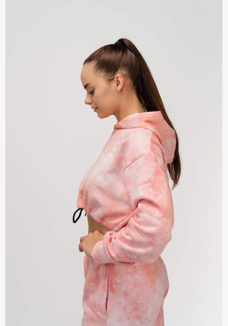 NEBBIA • NEBBIA Re-fresh dámska crop mikina s kapucňou ružová • Nebshop.sk NEBBIA • NEBBIA Re-fresh dámska crop mikina s kapucňou ružová • Nebshop.sk