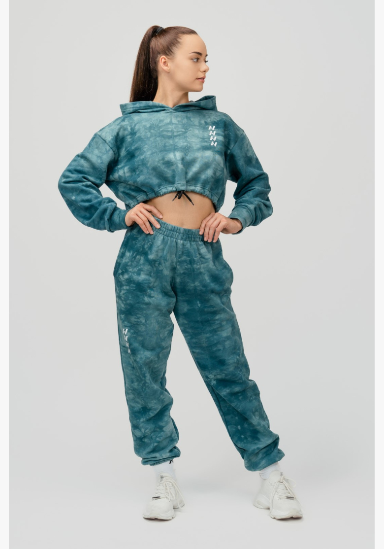 NEBBIA • NEBBIA Re-fresh felpa crop da donna con cappuccio verde • Nebshop.cz NEBBIA • NEBBIA Re-fresh felpa crop da donna con cappuccio verde • Nebshop.cz