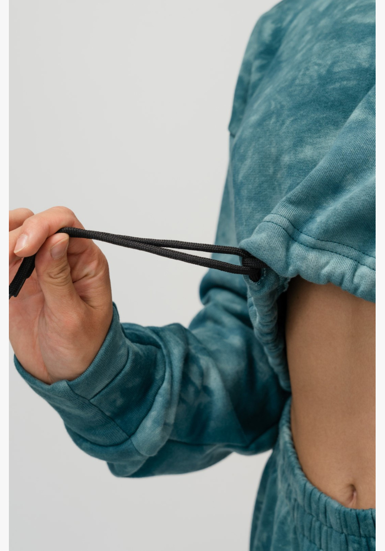 NEBBIA • NEBBIA Re-fresh felpa crop da donna con cappuccio verde • Nebshop.cz NEBBIA • NEBBIA Re-fresh felpa crop da donna con cappuccio verde • Nebshop.cz