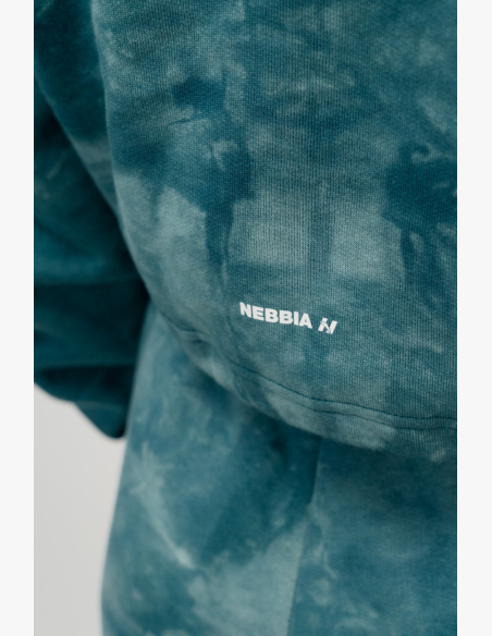 NEBBIA • NEBBIA Re-fresh dámska crop mikina s kapucňou zelená • Nebshop.sk