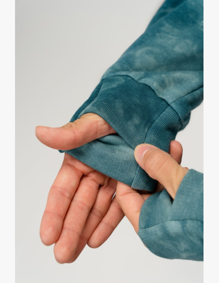 NEBBIA • NEBBIA Re-fresh felpa crop da donna con cappuccio verde • Nebshop.cz