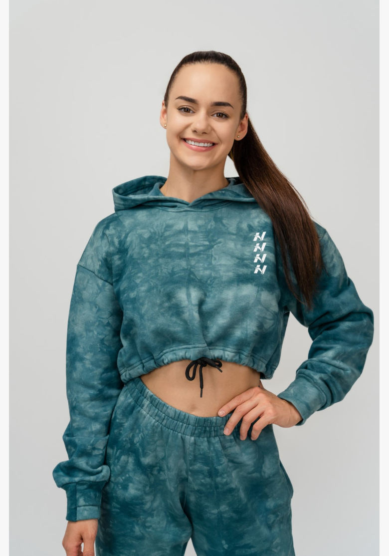NEBBIA • NEBBIA Re-fresh dámska crop mikina s kapucňou zelená • Nebshop.sk NEBBIA • NEBBIA Re-fresh dámska crop mikina s kapucňou zelená • Nebshop.sk