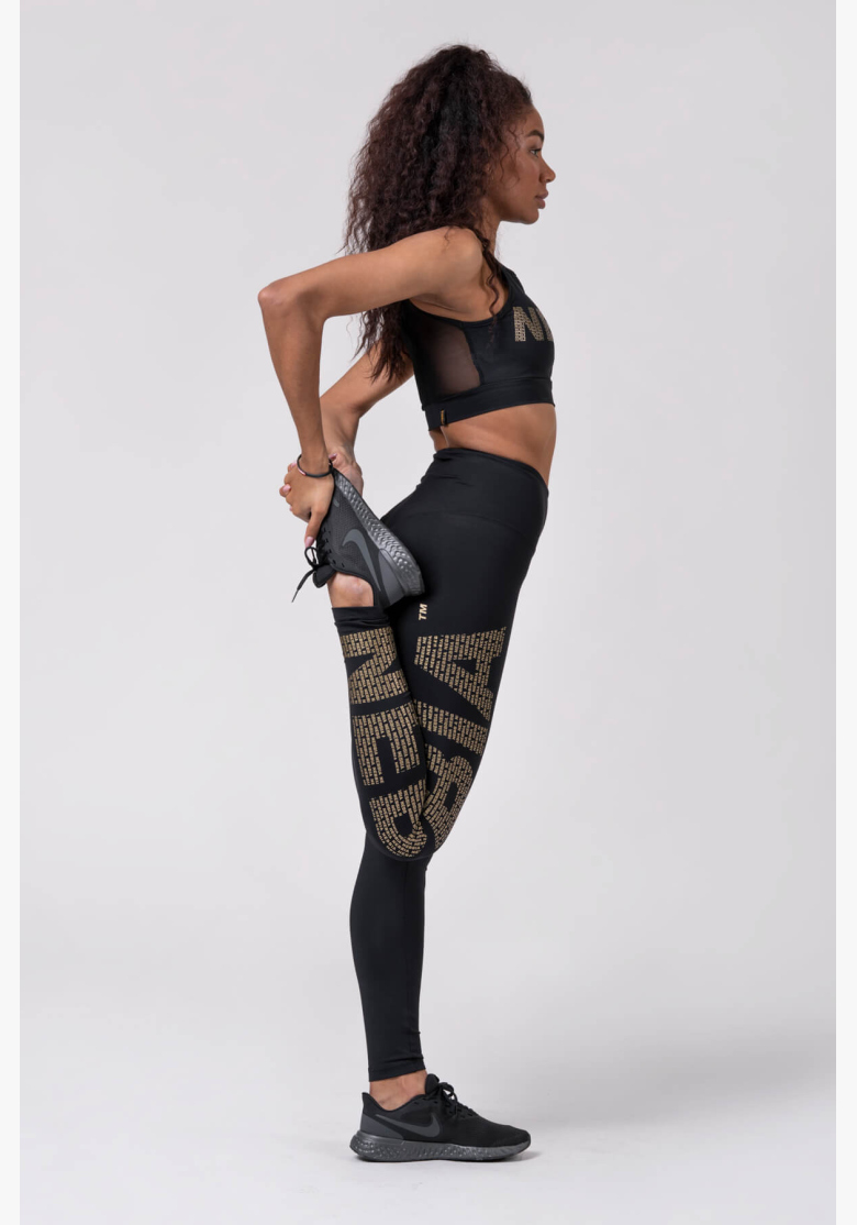 NEBBIA • Gold Print Leggings • NEBBIAshop.cz NEBBIA • Gold Print Leggings • NEBBIAshop.cz