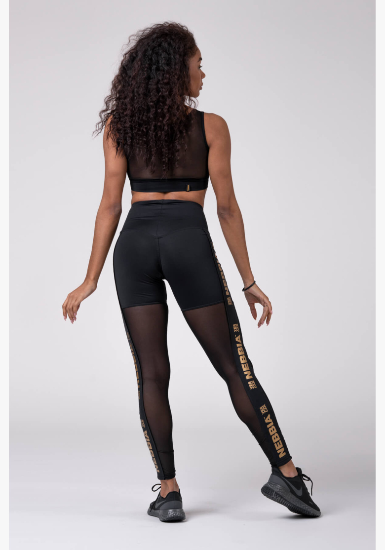 NEBBIA • Gold Mesh Leggings • NEBBIAshop.cz NEBBIA • Gold Mesh Leggings • NEBBIAshop.cz