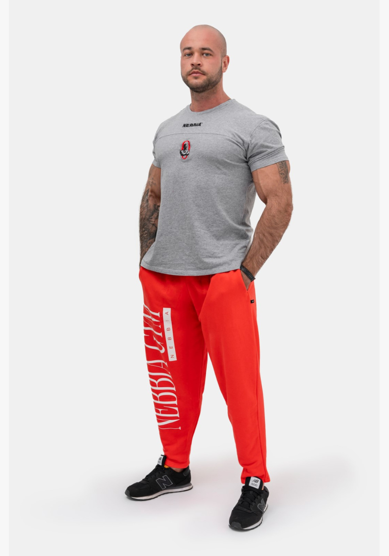 NEBBIA • NEBBIA Beast Mode-On iconic sweatpants red • Nebshop.cz NEBBIA • NEBBIA Beast Mode-On iconic sweatpants red • Nebshop.cz