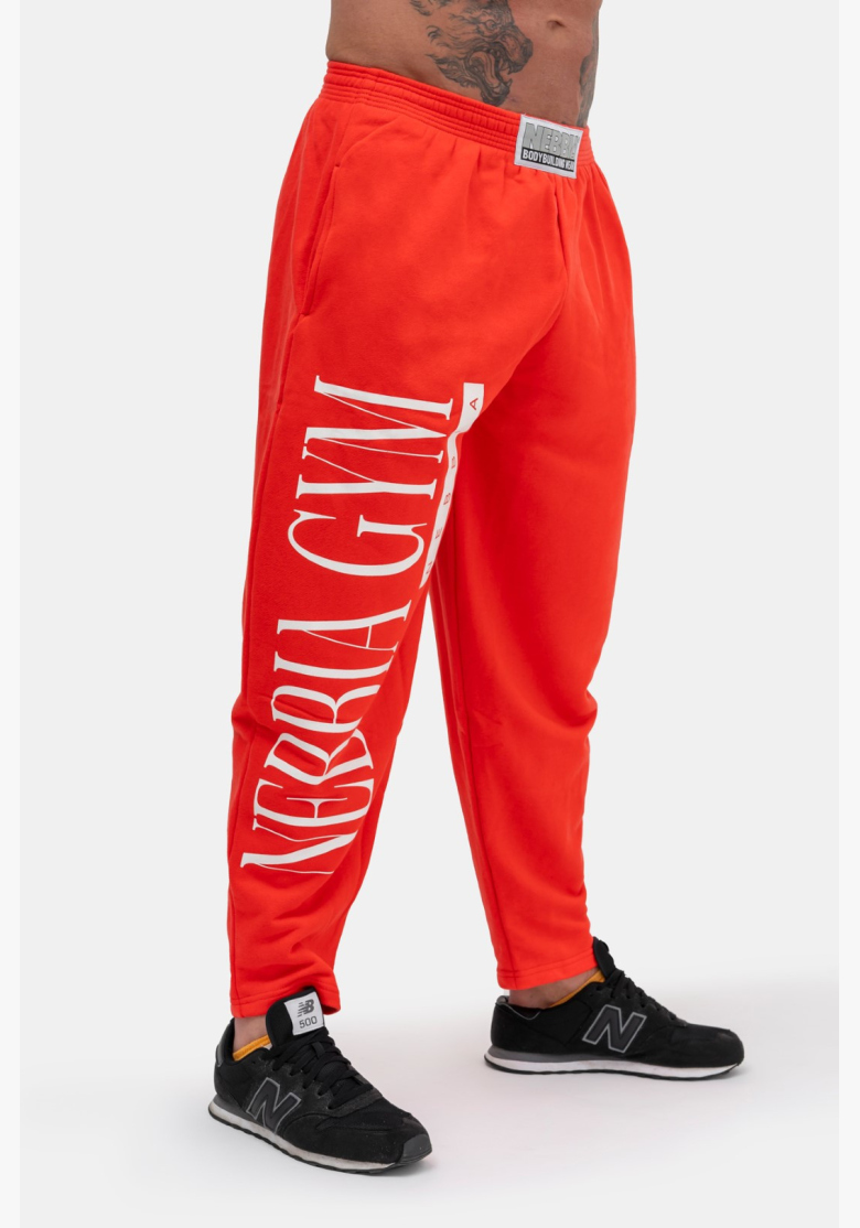 NEBBIA • NEBBIA Beast Mode-On iconic sweatpants red • Nebshop.cz NEBBIA • NEBBIA Beast Mode-On iconic sweatpants red • Nebshop.cz