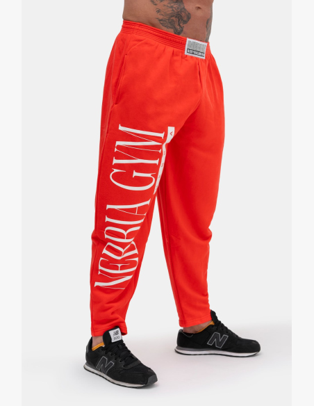 NEBBIA • NEBBIA Beast Mode-On iconic sweatpants red • Nebshop.cz