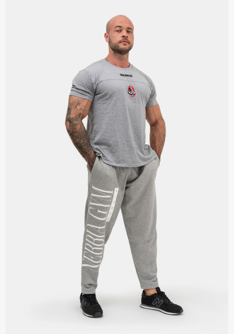 NEBBIA • NEBBIA Beast Mode-On ikonické tepláky šedé • Nebshop.sk NEBBIA • NEBBIA Beast Mode-On ikonické tepláky šedé • Nebshop.sk