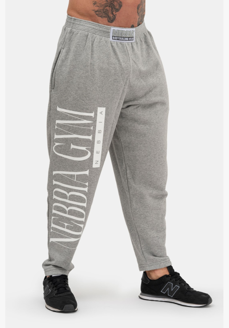 NEBBIA • NEBBIA Beast Mode-On iconic sweatpants gray • Nebshop.cz NEBBIA • NEBBIA Beast Mode-On iconic sweatpants gray • Nebshop.cz