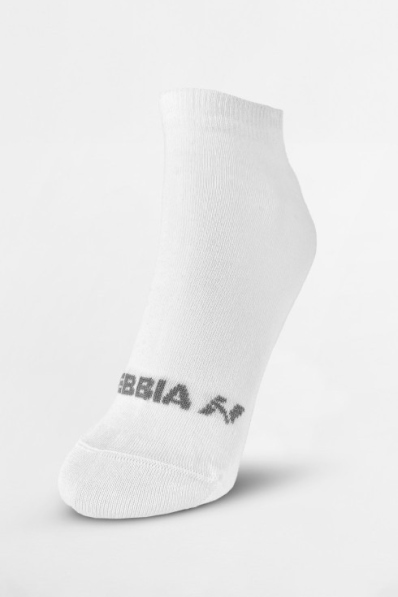 NEBBIA • NEBBIA členkové ponožky biele • Nebshop.sk