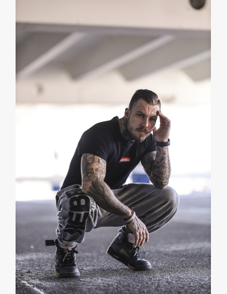NEBBIA • NEBBIA Iconic Sweatpants BEAST MODE-ON Gray • Nebshop.com