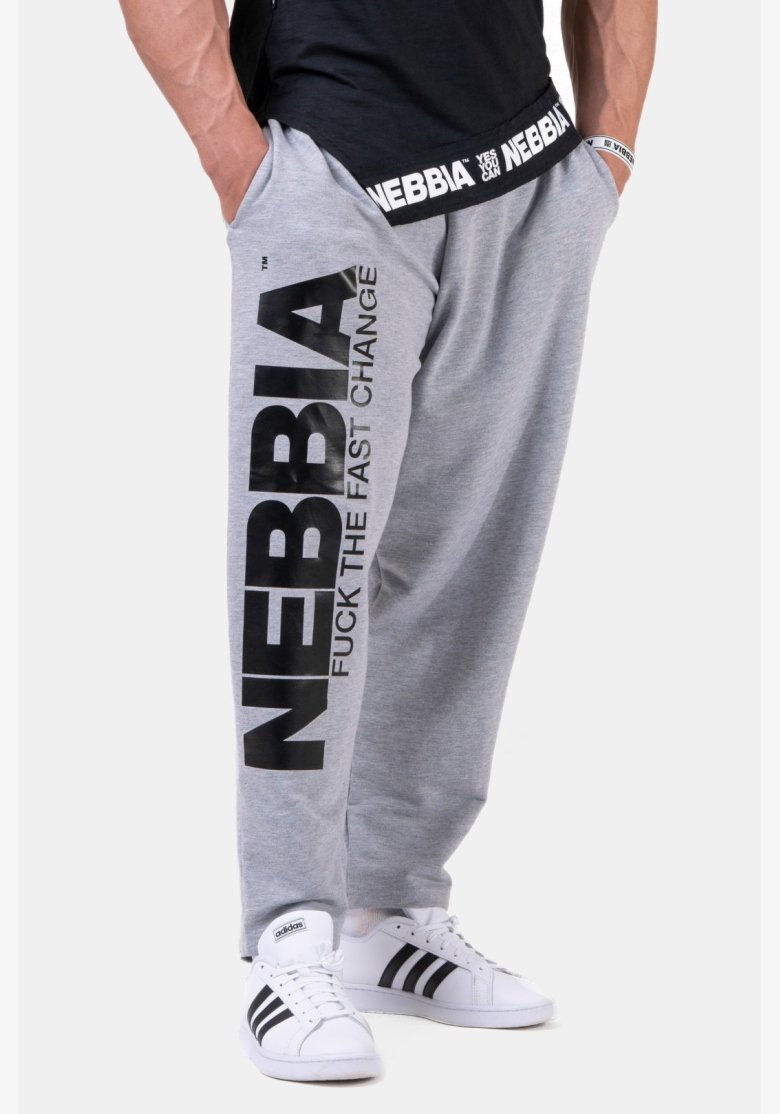 NEBBIA • NEBBIA Iconic Sweatpants BEAST MODE-ON Gray • Nebshop.com NEBBIA • NEBBIA Iconic Sweatpants BEAST MODE-ON Gray • Nebshop.com
