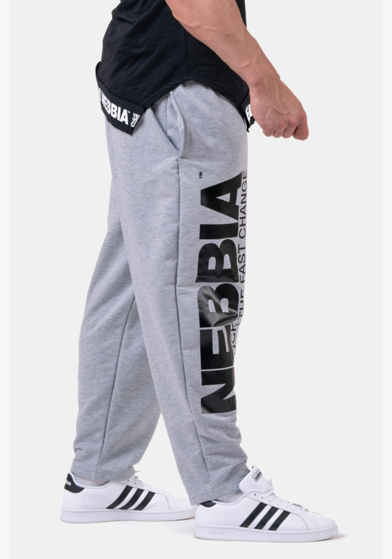 NEBBIA • NEBBIA Iconic Sweatpants BEAST MODE-ON Gray • Nebshop.com NEBBIA • NEBBIA Iconic Sweatpants BEAST MODE-ON Gray • Nebshop.com