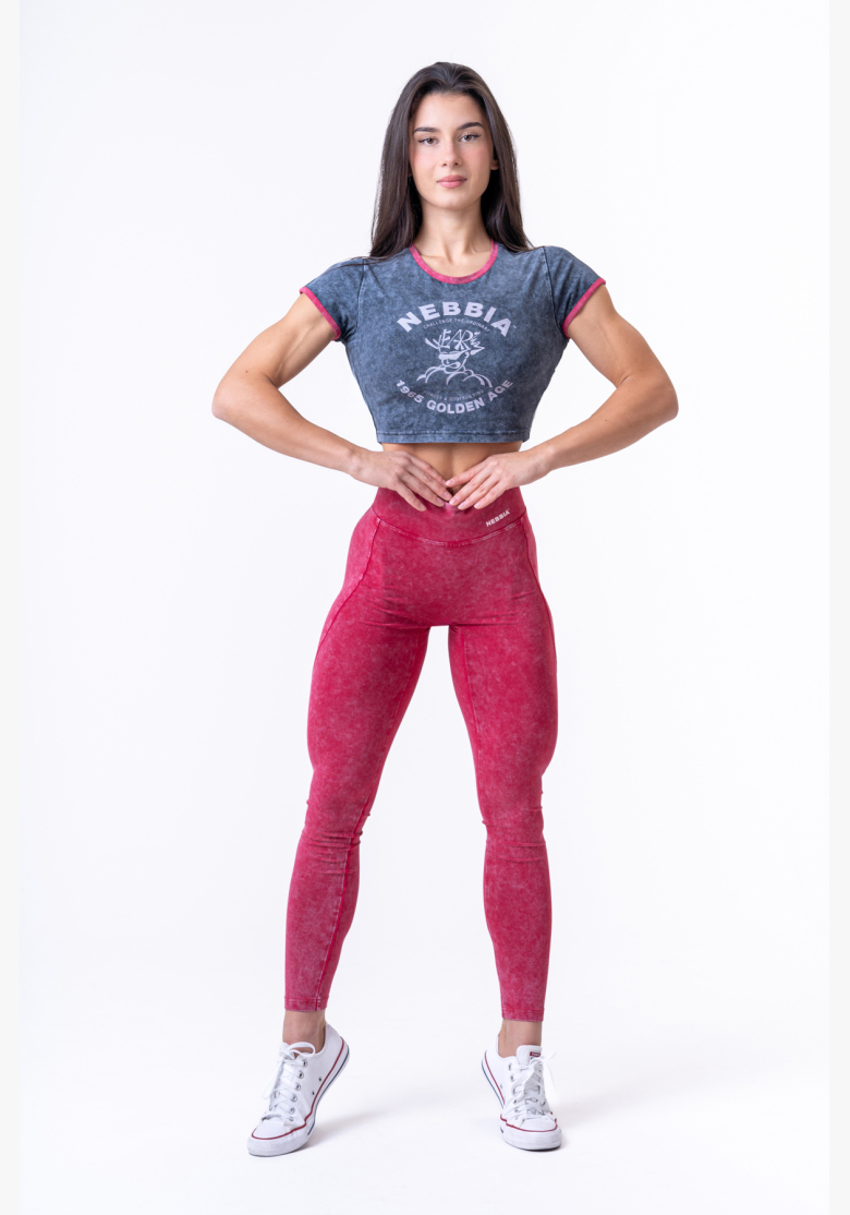 NEBBIA • NEBBIA Washed legíny s vysokým pasem LEGACY • Nebshop.cz NEBBIA • NEBBIA Washed legíny s vysokým pasem LEGACY • Nebshop.cz