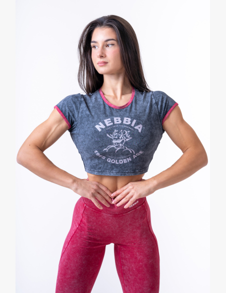 NEBBIA • NEBBIA Washed legíny s vysokým pasem LEGACY • Nebshop.cz