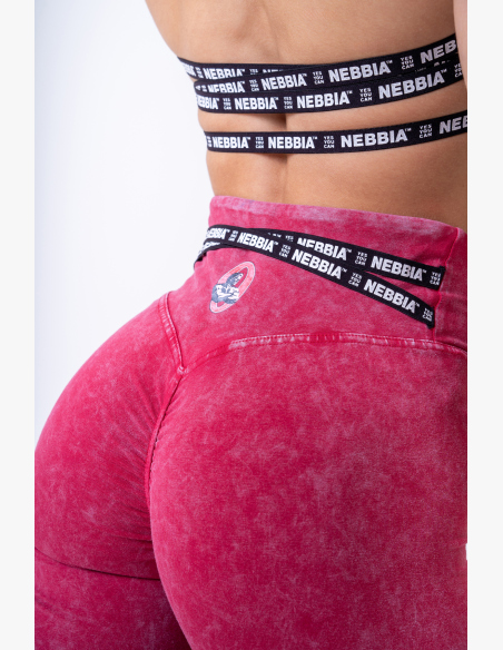 NEBBIA • NEBBIA Washed legíny s vysokým pasem LEGACY • Nebshop.cz