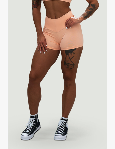 NEBBIA • NEBBIA Šortky s vysokým pasem 5″ GYM HERO oranžové • Nebshop.sk