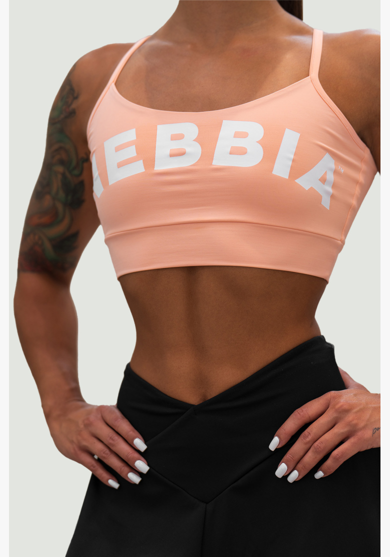 NEBBIA • NEBBIA Sportovní podprsenka GYM HERO oranžová • Nebshop.sk NEBBIA • NEBBIA Sportovní podprsenka GYM HERO oranžová • Nebshop.sk