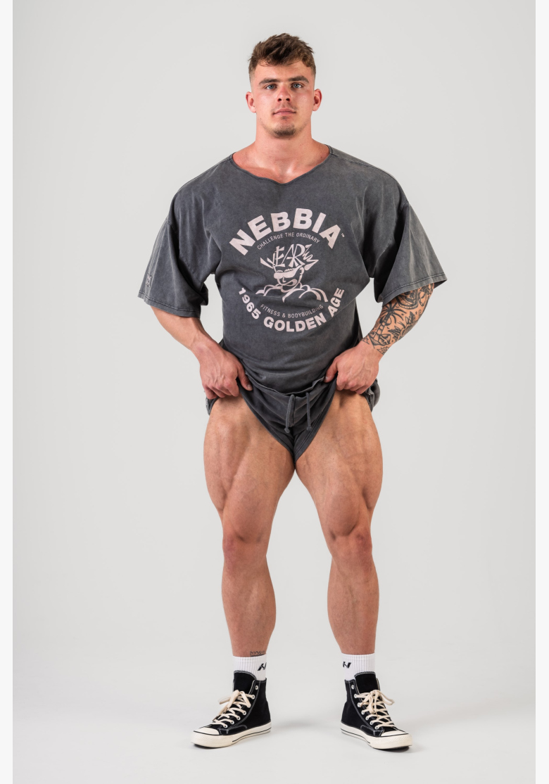NEBBIA • NEBBIA Washed cotone rag top GOLDEN AGE nero • Nebshop.cz NEBBIA • NEBBIA Washed cotone rag top GOLDEN AGE nero • Nebshop.cz