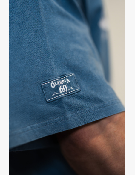 NEBBIA • NEBBIA Washed cotton rag top GOLDEN AGE blue • Nebshop.cz