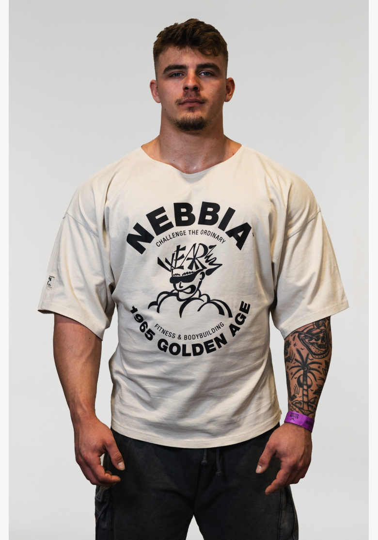 NEBBIA • NEBBIA Washed cotton rag top GOLDEN AGE grigio • Nebshop.cz NEBBIA • NEBBIA Washed cotton rag top GOLDEN AGE grigio • Nebshop.cz
