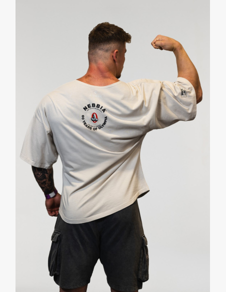 NEBBIA • NEBBIA Washed cotton rag top GOLDEN AGE grigio • Nebshop.cz