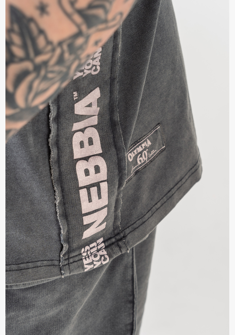 NEBBIA • NEBBIA Washed muscle back stringer GOLDEN AGE čierne • Nebshop.sk NEBBIA • NEBBIA Washed muscle back stringer GOLDEN AGE čierne • Nebshop.sk