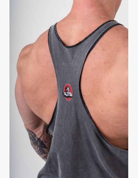 NEBBIA • NEBBIA Washed muscle back stringer GOLDEN AGE black • Nebshop.cz