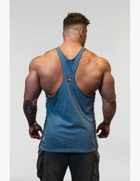 NEBBIA • NEBBIA Canotta muscle back lavata GOLDEN AGE blu • Nebshop.cz