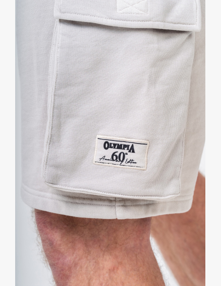 NEBBIA • NEBBIA Washed loose cargo shorts LEGACY gray • Nebshop.cz