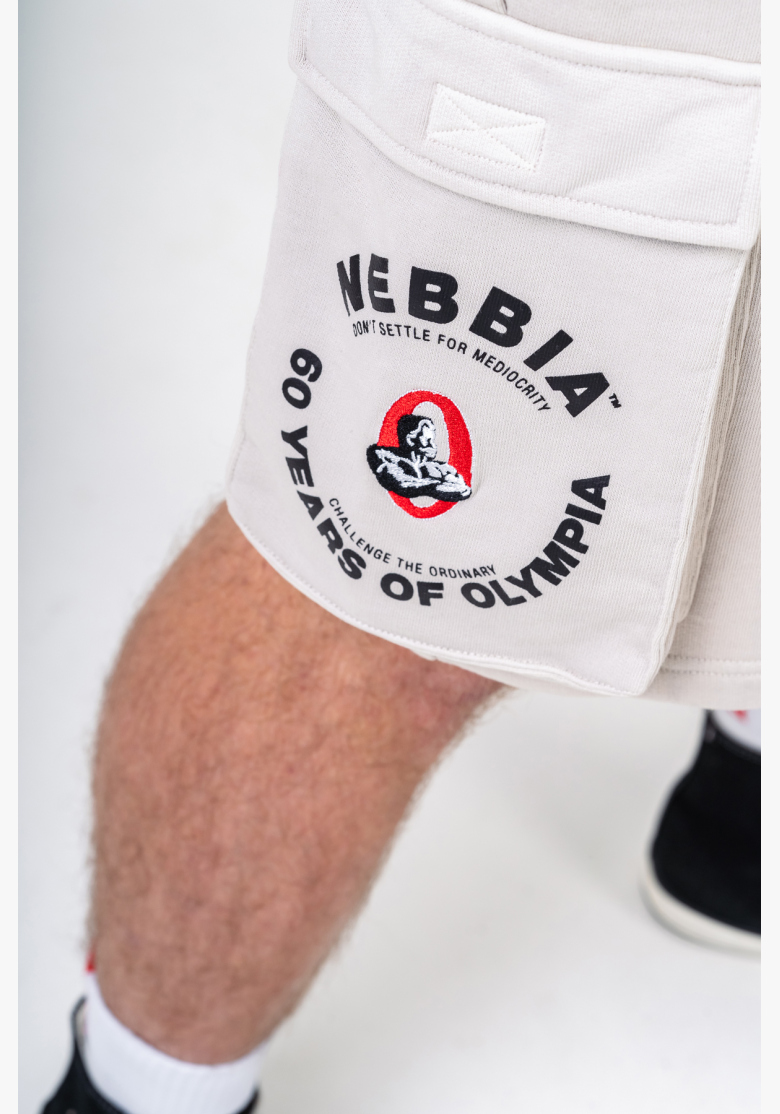 NEBBIA • NEBBIA Washed volné cargo šortky LEGACY šedé • Nebshop.cz NEBBIA • NEBBIA Washed volné cargo šortky LEGACY šedé • Nebshop.cz