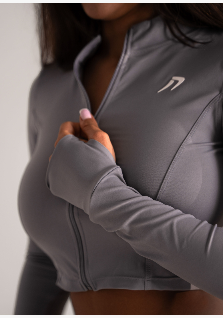 KFIT • KFIT Crop Top Hoodie Rhino • Nebshop.cz KFIT • KFIT Crop Top Hoodie Rhino • Nebshop.cz