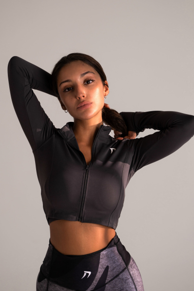 KFIT • KFIT Crop Top Mikina Shade • Nebshop.cz 2